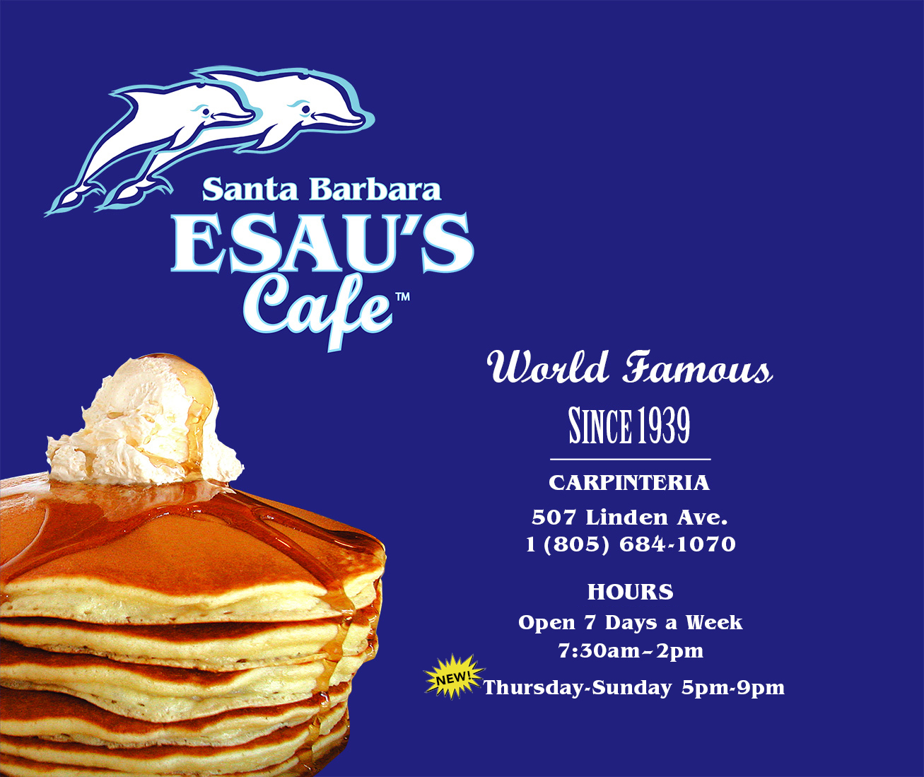 Esau's Cafe Hours and Contact Info